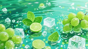 夏日清新葡萄
