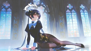 龙华妃咲-教堂黑丝萝莉