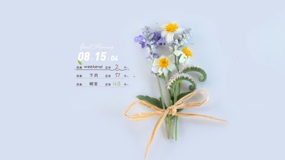 小清新简约花草壁纸