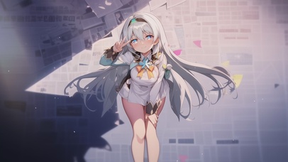 甜美治愈萌系少女