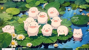 夏日荷塘