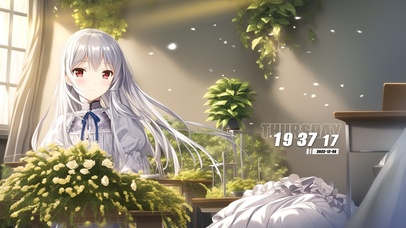 白发可爱公主女神