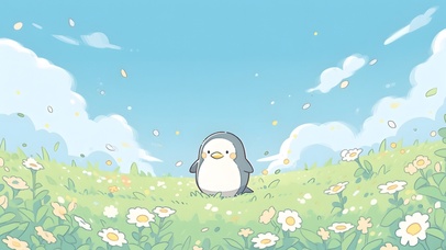 无忧无虑小企鹅