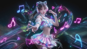 炫酷舞蹈女孩