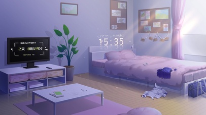 唯美清新少女房间