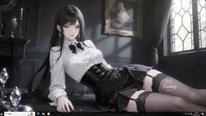 复古风美女