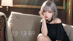 绝美碧眼美女 