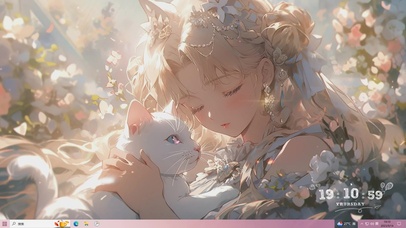 月野兔 梦幻花丛