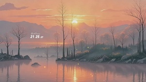 秋日夕阳