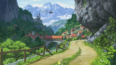 唯美治愈山景绿景