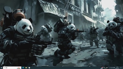 熊猫特种兵AI主题