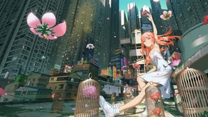 唯美樱花少女