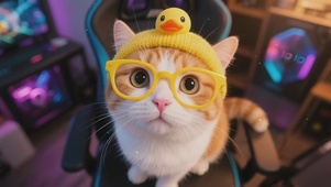 超级可爱桌宠猫咪