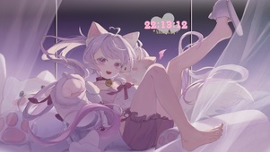 清新可爱猫耳美少女
