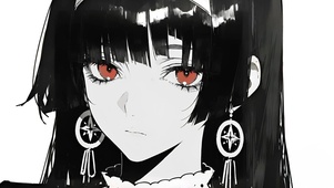 耀嘉音-黑白少女