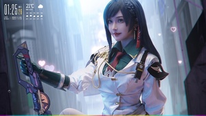 4K海军制服美女