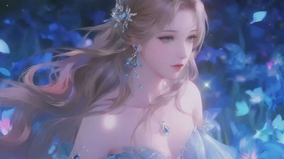 游戏CG绝色美女特写