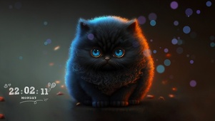 萌萌小黑猫