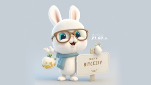 可爱的小兔子
