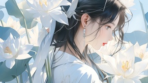 白莲清冷美人