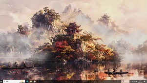古风海景-桌面主题