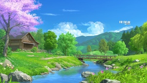 护眼 治愈山中小屋