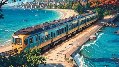 海边列车