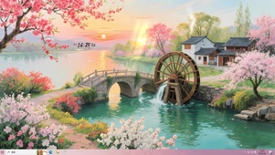 江南樱花水乡