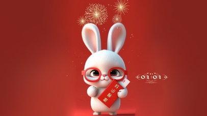 兔年壁纸 好运