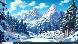 雪山森林