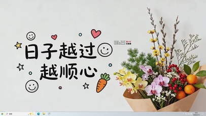 日子越来越顺心