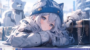 雪地少女