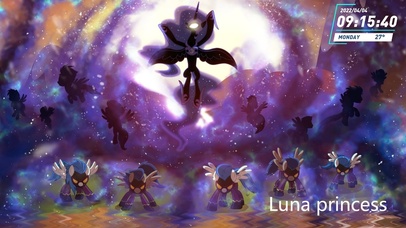 崛起的露娜【可视化音频、时间】