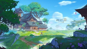 4K唯美治愈动漫风景