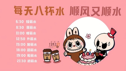 每天八杯加薪水