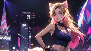 4K可爱狐耳少女