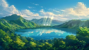 静谧 湖泊
