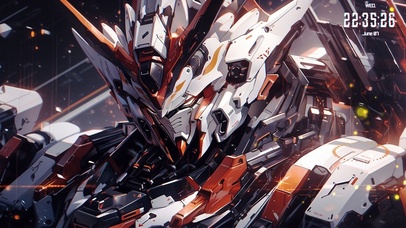 4K高清 红色高达