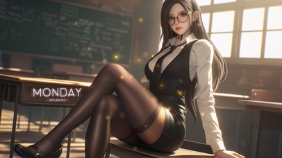 温柔娴静，妩媚动人