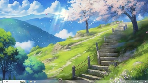 动漫护眼风景-桌面主题