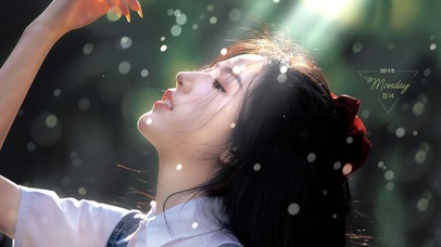 森系清纯可爱美女