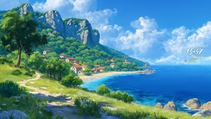 海岸小镇