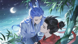 竹林月下议事藕饼