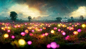 梦幻花海