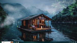 海上小屋-桌面主题