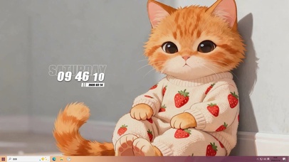 可爱小猫咪桌面主题