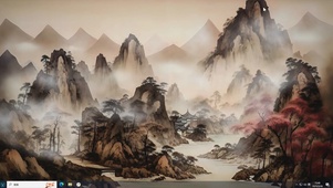 水墨AI山水壁纸-桌面主题