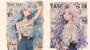 复古美女