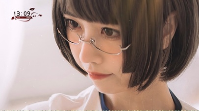 4K性感短发制服美女