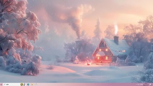雪景小镇